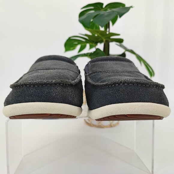 Spenco Women's Irongate Floral Gray Suede Flat Size 8D - Picture 2 of 8